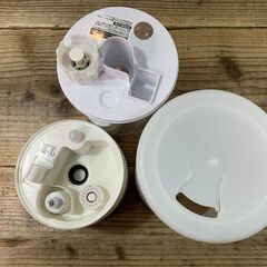 NIJIIRO AROMA ニジイロアロマ 超音波式アロマ加湿器 DMS-069-WH ホワイト 割れあり 動作確認済 中古品の画像