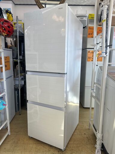 2024年製 Haier ハイアール JR-CV29C 286L 3ドア 冷凍冷蔵庫 ホワイト 右開き  幅540㎜×奥行666㎜×高さ1610㎜☆買取帝国 朝霞店☆配達可能