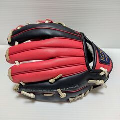 ◆極上品｜園児・子供用｜IGNIO｜イグニオ｜SWEEP｜IQ-8BG4026｜右投げ用｜グラブ｜ブラック/レッド｜野球｜グローブ｜ベースボールの画像