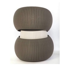 KETER ガーデンファニチャー ラタン　椅子の画像