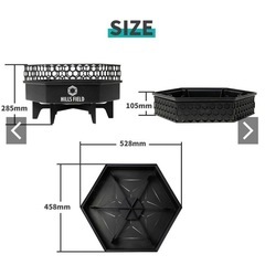 ヒルズフィールド焚き火台　フリーザ　新品未使用！の画像