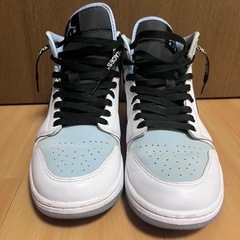 【美品】ナイキ エアジョーダン1 ミッド "アイスブルーヌバック" 28cmの画像