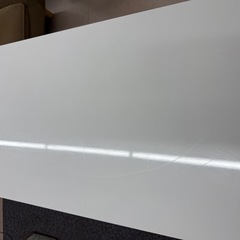 美原店 ディノスセシール 昇降式テーブル PCデスク 棚付き　ホワイトの画像