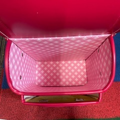 ランドセル ハネッセル GIRL アングラシエ A4フラットファイル対応 ラチェットアジャスター カバー付き 大容量 軽量ピンクの画像