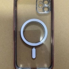 iPhone11用クリアケース　未使用　ピンクゴールドの画像
