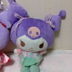 クロミちゃん　おしゃれぬいぐるみ2個＆プーピーマスコットの画像