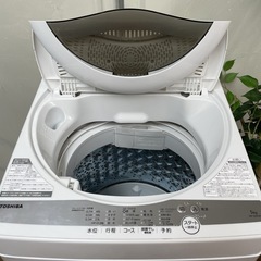 R078 ☀️ TOSHIBA 洗濯機 （5.0㎏）21年製 AW-5G9 ⭐ 動作確認済 ⭐ クリーニング済の画像