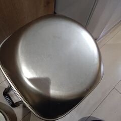 【美品】ツルマル印金属製の四角い蒸し器、26cm。せいろ蒸籠蒸篭の画像