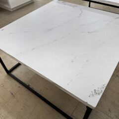 J3234　【リユースのサカイ柏店】　　LOWYA　ロウヤ　大理石柄　ローテーブル　座卓の画像