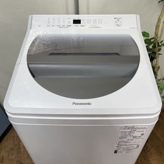 R203 ☀️ ジモティー限定価格！ Panasonic 洗濯機（8.0㎏) 19年製 NA-FA80H7 ⭐ 動作確認済 ⭐ クリーニング済の画像