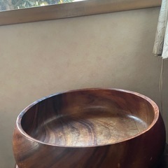 ウッド　お皿　　　の画像