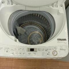 1121-037 ★リユースのサカイ春日部店★ SHARP シャープ 全自動電気洗濯機 7.0kg ES-GE7B-W 2018の画像