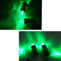 装飾用ライト/2個セット（新品）グリーンの画像