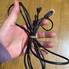 LANケーブル　長さバラバラの画像
