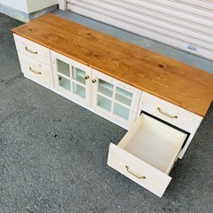 ニトリ　フレンチカントリー　テレビボード　幅150cm ローボード　TV台　の画像