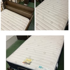 💚期間限定！ 50％OFFの限定値下げ💚S758 ⭐ 最高級モデル FRANCEBED フランスベッド グランマックスプレミアムGX-P304C シングル  マットレス Ag-FK-EXC サイドレール付き 美品の画像