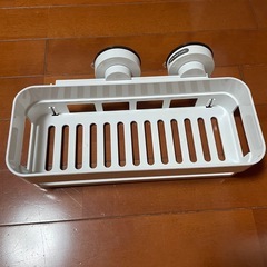 ニトリ 吸盤ボトルラック ホワイトの画像