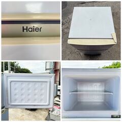 【❗️✨一人暮らしに最適！✨❗️】Haier 冷凍冷蔵庫 130L コンパクトモデル 2019年製✨簡易清掃・動作確認済❗️の画像