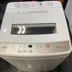 【中古】店長オススメ　6.0K全自動洗濯機　アクア【E1121IK】の画像
