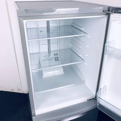 パナソニック 138L パーソナル冷蔵庫 2ドア 右開き シルバー NR-B149W-Sの画像