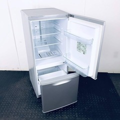 パナソニック 138L パーソナル冷蔵庫 2ドア 右開き シルバー NR-B149W-Sの画像