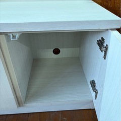 K2009  テレビ台 リビングボード　収納ボックス ベンチ扉の画像