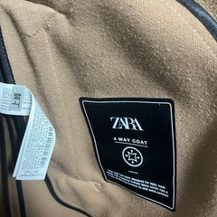 ZARA チェスターコート　キャメル　Sサイズの画像