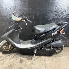 ★支払総額4.6万円★関東圏内即日配送可能！ 全車走行テスト済みです！ ホンダ ZX 黒 AF35 本物！！ バッテリー新品！ アルミステップ！ 金ホイール！ フロントディスクブレーキ！ 加速良好！の画像