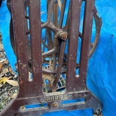 ★ジャノメ　アンティーク ミシン台 鉄脚 ミシン 足踏みミシン レトロ の画像