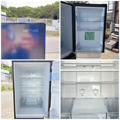 【❗️✨最新モデル✨❗️】ヤマダ 冷蔵庫 YRZ-F15MK 159L 2025年製 美品✨ブラック冷蔵庫！ ✨簡易清掃・動作確認済み❗️の画像