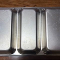 ステンレス製3連バットの画像