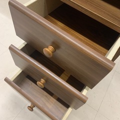 美原店 引き出し収納付き コールキャビネット 木製 電話台　②　の画像