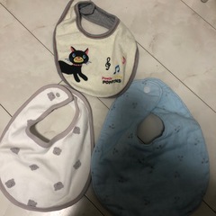 ロンパース２　スタイ３　帽子セット売りの画像