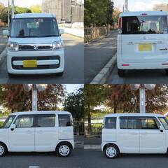 車検２年付き　新型　スペーシア　ハイブリッド　MK53S　両側パワスラ　広い　パワフル　電動アシスト　超低燃費　地デジTVの画像