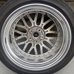 【美品】希少色 WORK LANVEC LM1 ワーク ランベック 225/45R18 BS 4本の画像