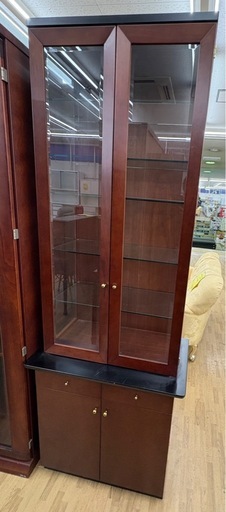 【ドリーム川西店限定】☆ジモティー見たよ割引☆   カップボード クリーニング済み 【2125560000000262 】