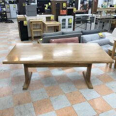 ＼家具＊家電のお店／【ｼﾞｬﾝｸﾞﾙｼﾞｬﾝｸﾞﾙ石川金沢店】テーブル 1枚板/木製   W(幅)180.0×D(奥行き)87.5×H(高さ)65cmの画像
