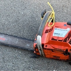 Husqvarna 394XPG チェーンソー圧缩ありジャンク　大型　プロの画像