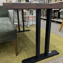 【ナチュラルモダン】ダイニングテーブル 関家具 アズール AZUL 幅150cm テーブル 食卓テーブル 天然木 木製脚：ブラウン/ブラックの画像