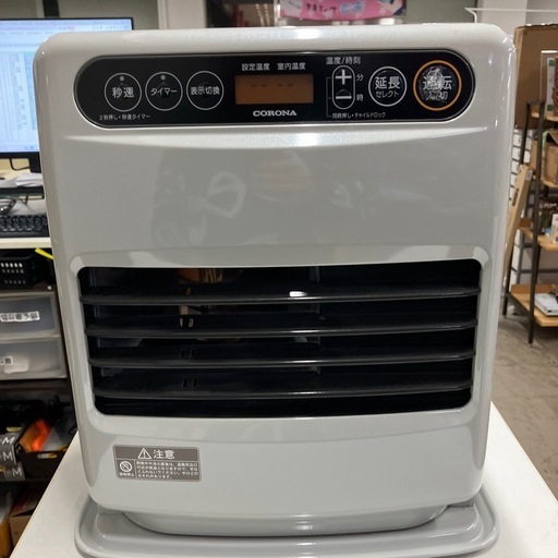I 2511-544 CORONA石油ファンヒーター　FH-G3221E9 タンク5.0L 通電確認済み　キズ汚れ有り