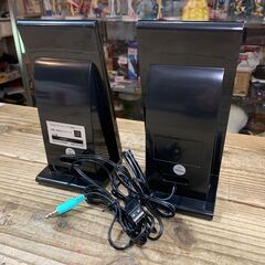 iBUFFALO バッファロー USB電源 スピーカー アクティブスピーカー BSSP01UBK ブラック 動作確認済 中古品の画像