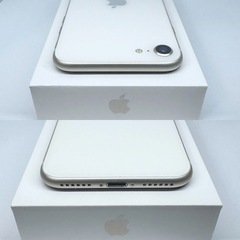 【整備済品】iPhoneSE3 128GB バッテリー新品 ホワイトの画像