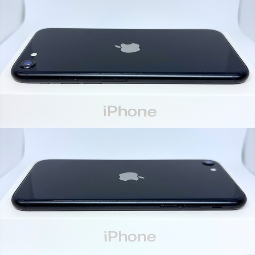 完売?【整備済品】iPhoneSE3 128GB バッテリー新品 ミッドナイト