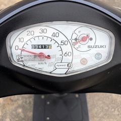 原付　バイク　超低走行　アドレス　50 スクーターの画像