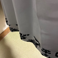 ダマスク柄 カーテン 2枚セット 遮光の画像