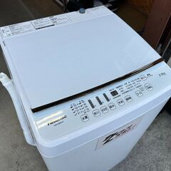 【動作保証あり】Hisense ハイセンス 2021年 HW-G55B-W 5.5kg 全自動洗濯機 ガラスフタ【管理KRS815】の画像
