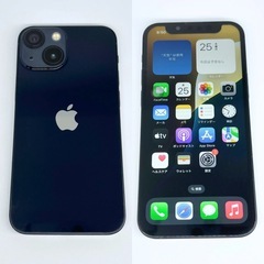 【整備済品】iPhone13mini 256GB 新品バッテリー ミッドナイトの画像