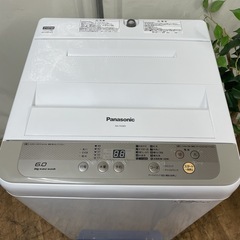 R333 ☀️ Panasonic 洗濯機（6.0㎏）NA-F60B9 ⭐ 動作確認済 ⭐ クリーニング済の画像