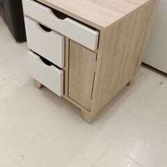 リユースのサカイ栃木店★ジモティ割あり★  ドレッサー ベージュ×ホワイト W39×D40×H49.5 クリーニング済み TC11666の画像