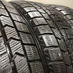 【DUNLOP WM02 185/65R15】スタッドレス【TOYOTA アクア 後期 純正ホイール 15インチ 5.5J4HPCD100+45】23年製 バリ溝　(STL050) の画像